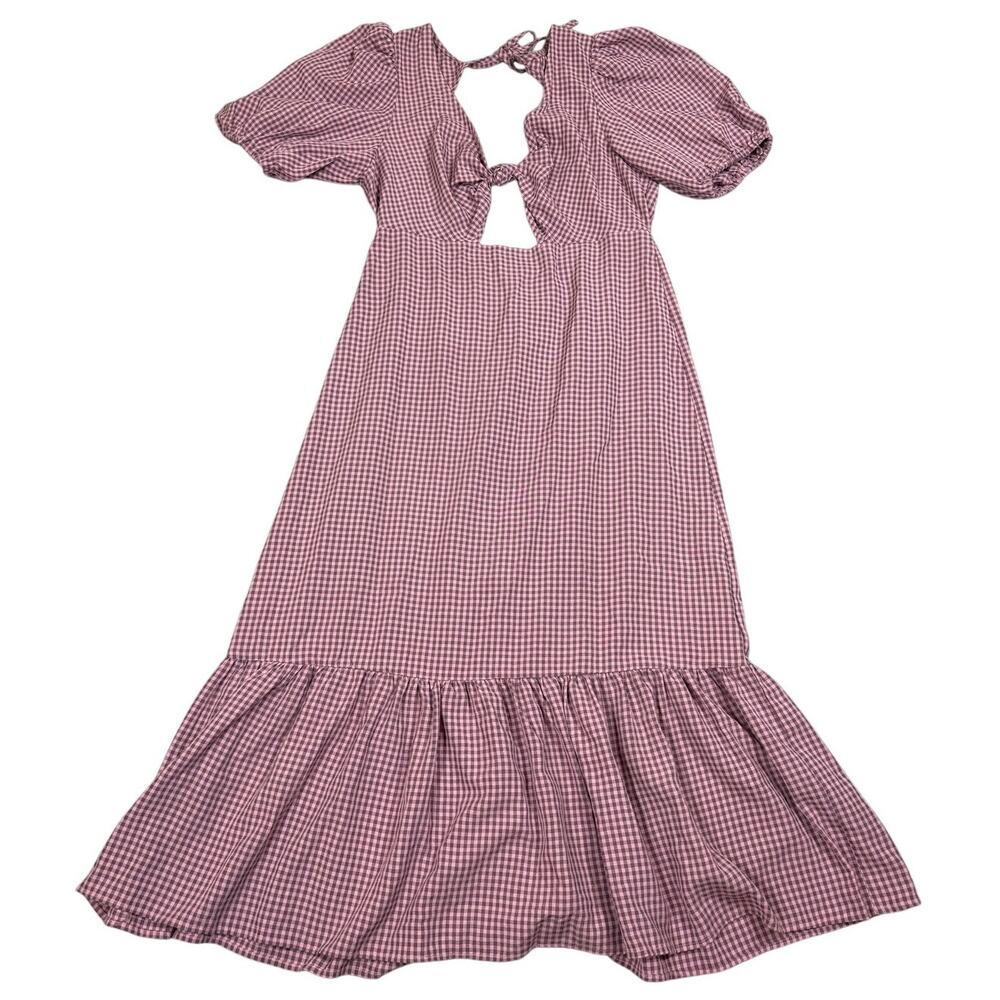 The Frolic Swimwear Womens Size US 12 Maxi Gingham Dress